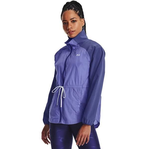 Under Armour Womens Woven Translucent Tie Jacket Purple S @ Rebel Active