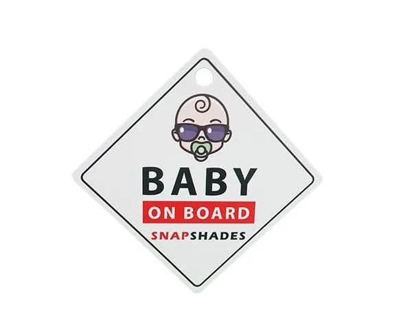 Snap Shades For Baby On Board Sign | Genuine