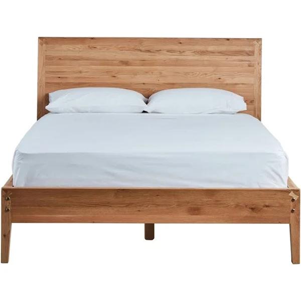 Oakdale Queen Bed | Warm Oak | Bedroom | Early Settler Furniture