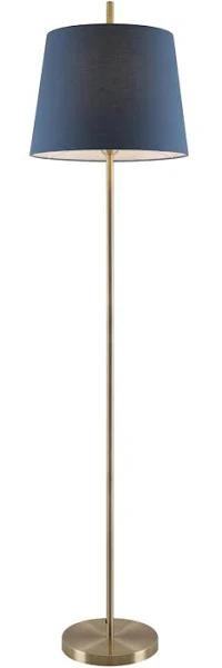 Telbix Dior Floor Lamp (Blue/Antique Brass)