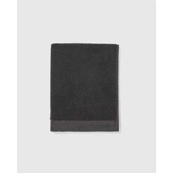 Country Road Calo Australian Hand Towel Charcoal Grey | 100% Cotton