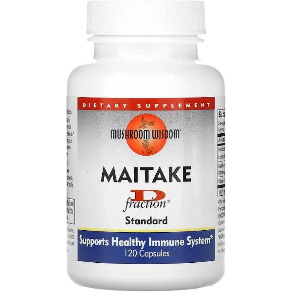 Mushroom Wisdom - Maitake D-Fraction Standard - 120 Capsules