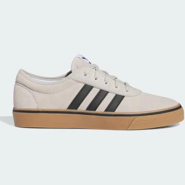 adidas-Adiease Shoes-Unisex-Crystal White / Core Black / Gum-M 8 / W 9