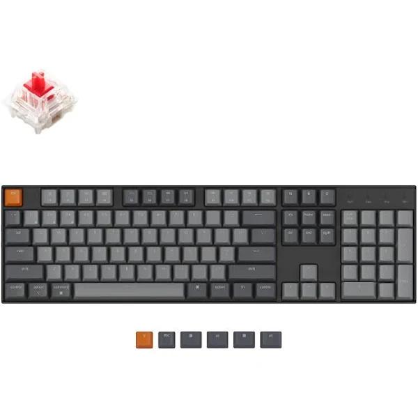 Keychron K10 Wireless RGB Backlight Hot-Swappable 104 Keys Mechanical Keyboard - Red Switch [KBK10H1RED]