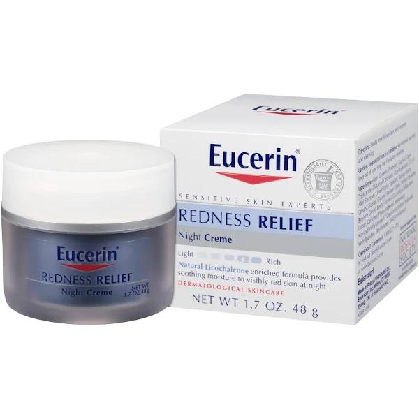 Eucerin, Redness Relief, Night Creme, 1.7 oz (48 g)