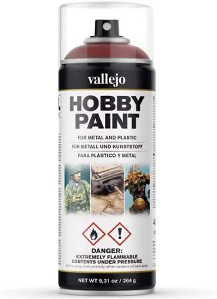 Vallejo Aerosol Gory Red Hobby Spray Paint 400ml