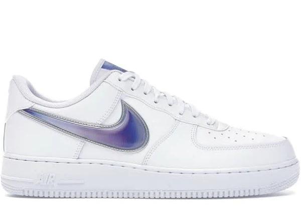 Nike Air Force 1 Low Oversized Swoosh White Racer Blue