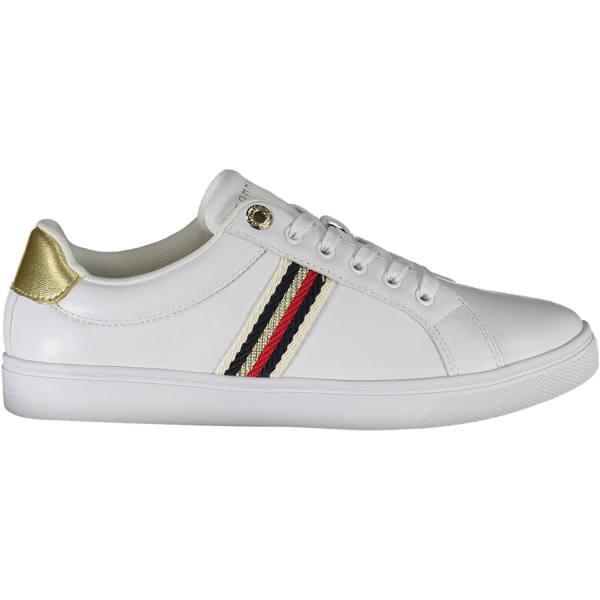 Tommy Hilfiger White Polyester Sneaker EU37/US6.5