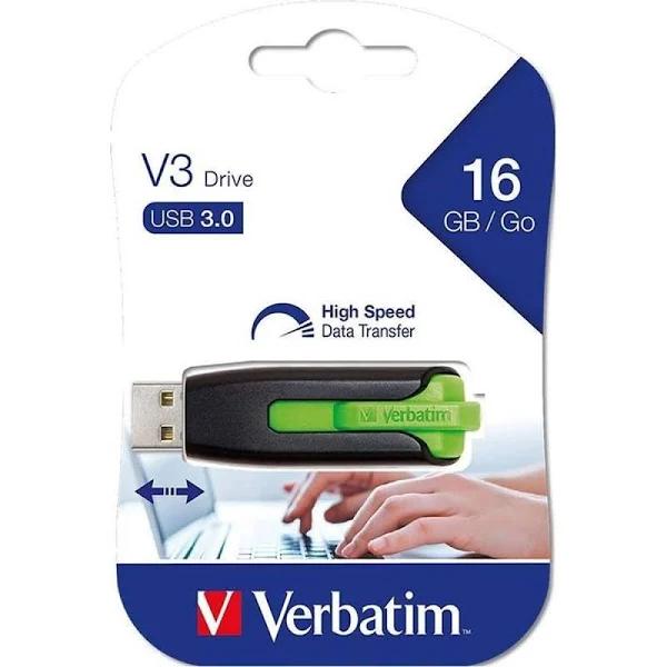 Verbatim Store 'n' Go V3 USB 3.0 Drive 16GB (Eucalyptus Green)