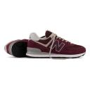 New Balance Men's 574 Core Burgundy/White - Size 14