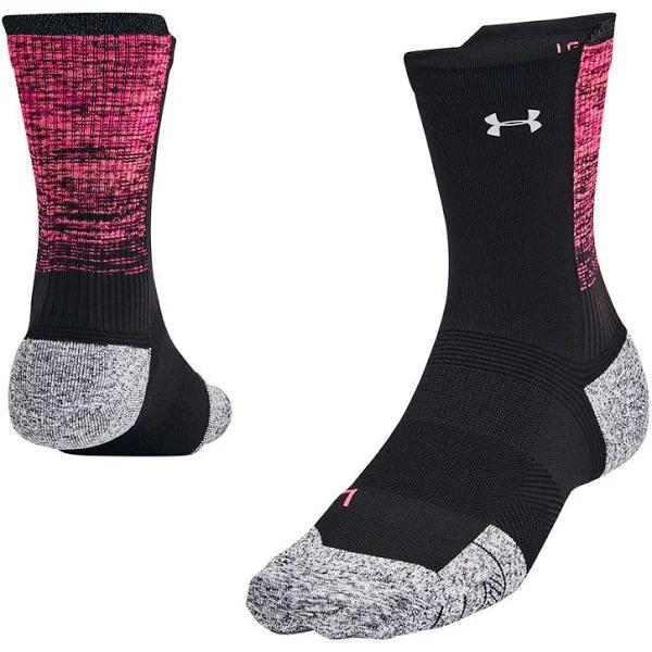 Under Armour ArmourDry Run Cushion Mid Crew Socks Black S