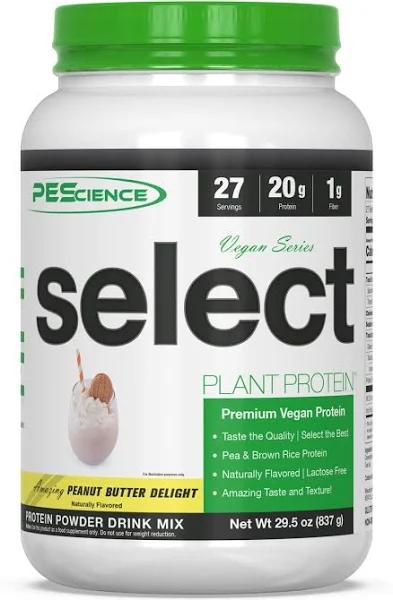 PEScience Select Vegan Protein - 27 Servings Peanut Butter Delight