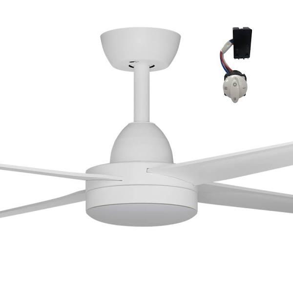 Airborne Activ 48" (1220mm) ABS Energy Efficient DC Ceiling Fan With 18W Light and Wall Control White