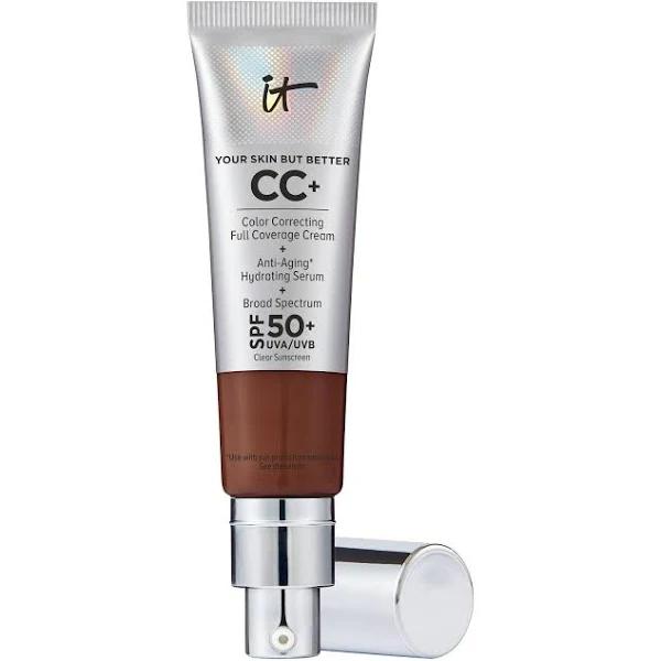 It Cosmetics CC+ Color Correcting Full Coverage Cream SPF 50+ Deep Bronze