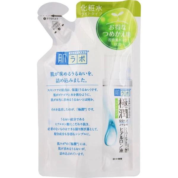 Hada Labo Gokujyun Hyaluronic Lotion Light - Refill (170ml) - Japanese Skincare