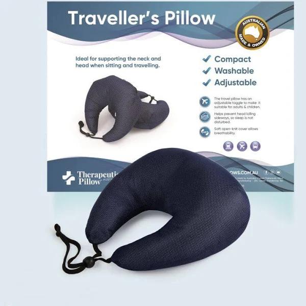 Therapeutic Pillow Traveller's Pillow - Neck Support Cushion