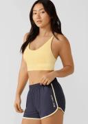 Lorna Jane Womens Lotus Longline Sports Bra Yellow L