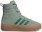 Adidas Gazelle High Silver Green (Women's)