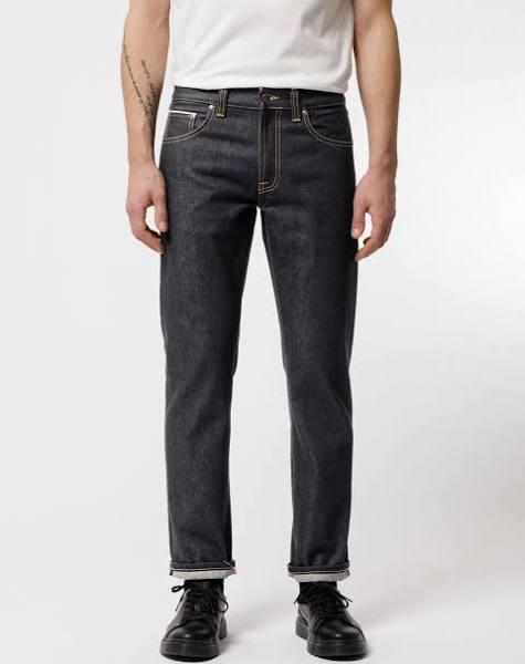 Nudie Jeans Co Gritty Jackson Regular Fit Jeans - Dry Maze Selvage