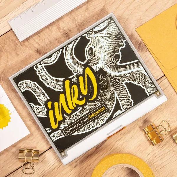 Pimoroni Yellow/Black/White – Inky What (ePaper/eInk/EPD)