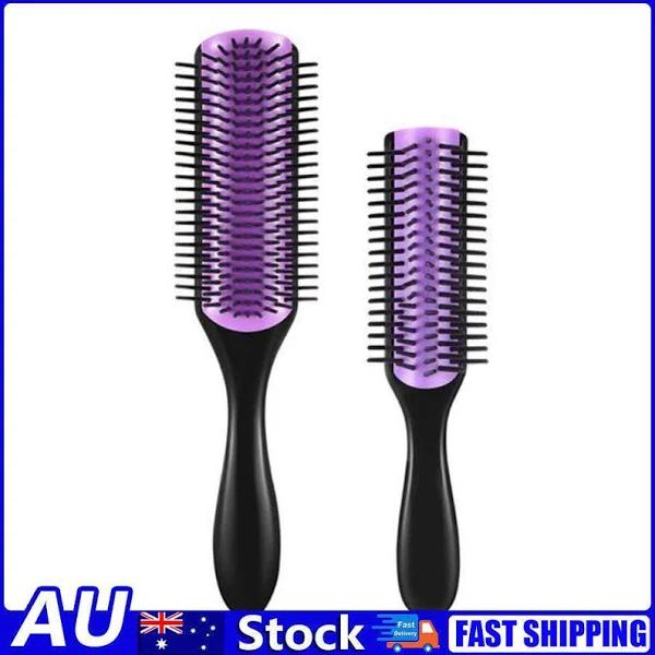 9 Rows Hair Comb Dry And Wet Dual Use Rib Brushes Smooth Hair Brushes