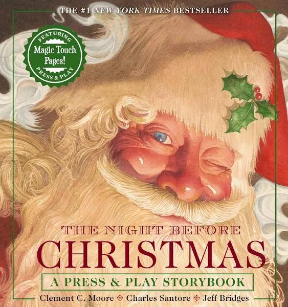 The Night Before Christmas Press & Play Storybook by Jeff Bridges