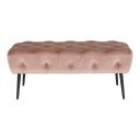 Maree Velvet Ottoman Blush Pink | Blush Pink | Upholstery | Early Settler Furniture