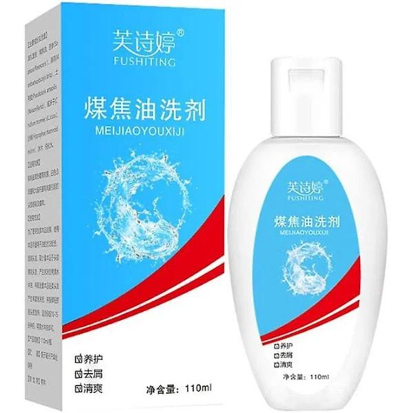 unbrand 110ml Coal Tar Lotion Shampoo Antibacterial Liquid Dandruff Itching Hair Care Anti-Dandruff