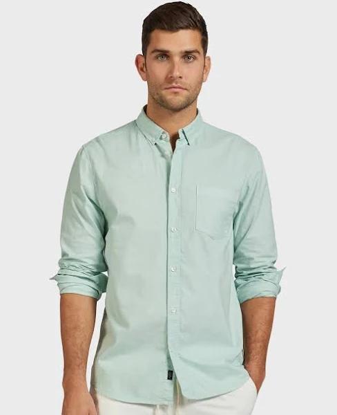 Academy Brand Vintage Oxford Shirt XL Kelp Green AU462436