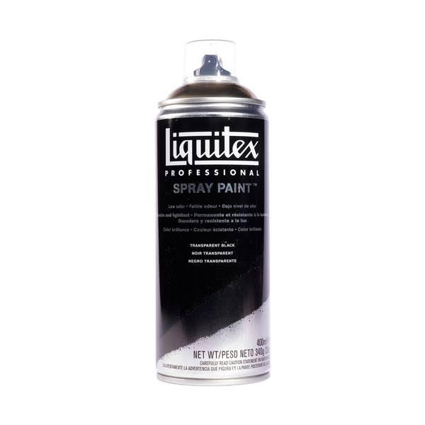 Liquitex Professional Spray Paint 400 ml, Transparent Black