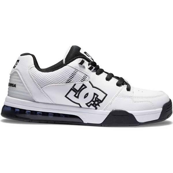 DC Shoes Versatile Mens White Black Skate Trainers - 12 UK