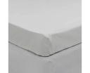 Algodon 300TC Cotton Fitted Sheet - Long Single (Silver)