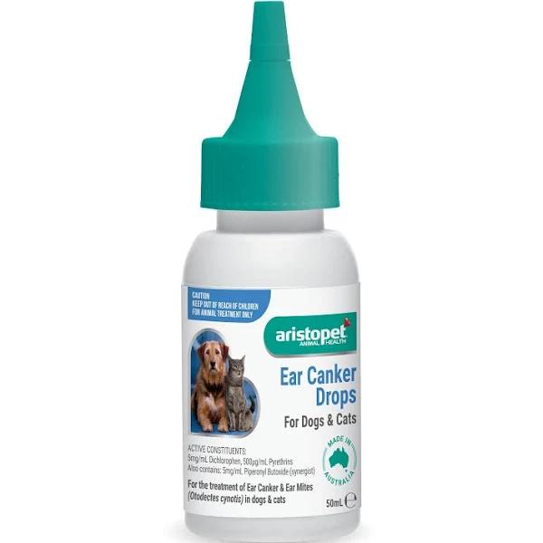 Aristopet Ear Canker Drops 50ml