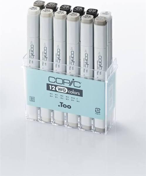 Copic Marker Set 12 Warm Grey