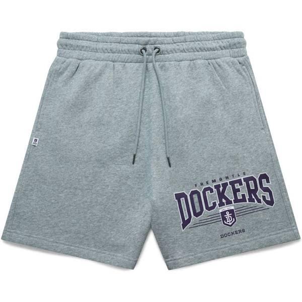 Fremantle Dockers AFL Mens Graphic Fleece Shorts