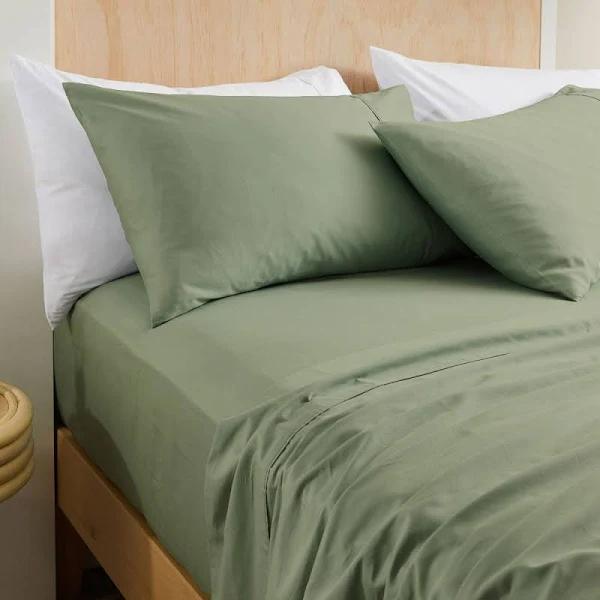 MyHouse Egyptian Cotton Sheet Set - Green Tea - Queen