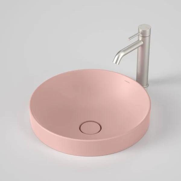 Caroma Liano II 400mm Round Inset Basin Matte Pink