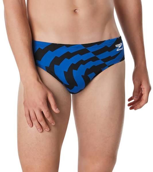 Speedo Men's Reflected Brief Swimsuit - Blue 30 - Swimoutlet.com