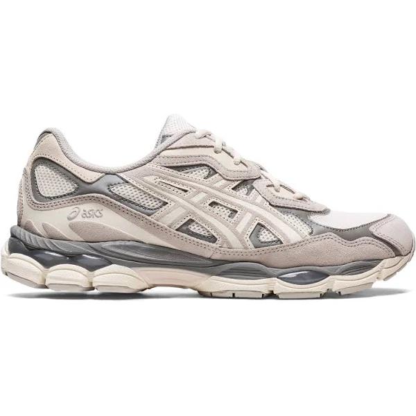 ASICS Gel NYC Oyster Grey Shoes - Size 12 - 103 Cream/Oyster Grey