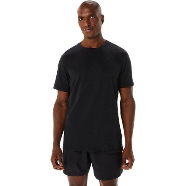 ASICS Men's ASICS Spiral Embroidery Tee - Performance Black XL