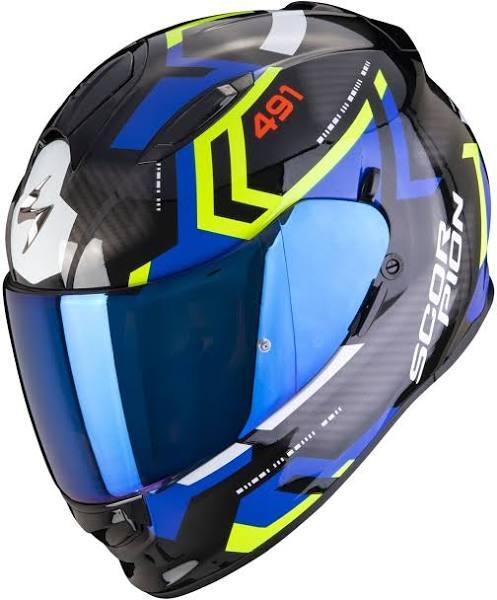 Scorpion Exo 491 Spin Helmet (Black/Blue/Yellow)