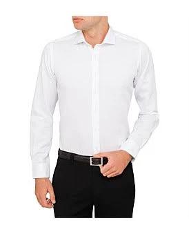 Abelard Mens Slim Fit Non-Iron Shirt White / Slim / 48