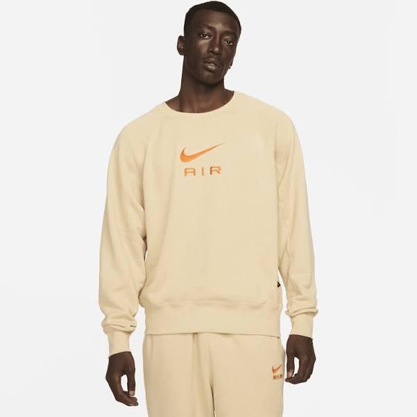 Nike Air Mens Sportswear French Terry Sweatshirt Beige M