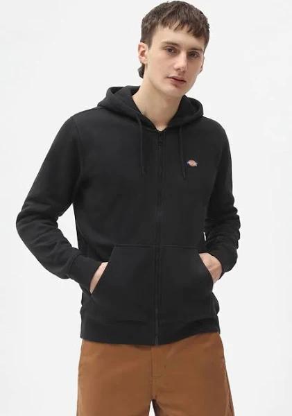 Dickies Oakport Zip Hoodie in Black