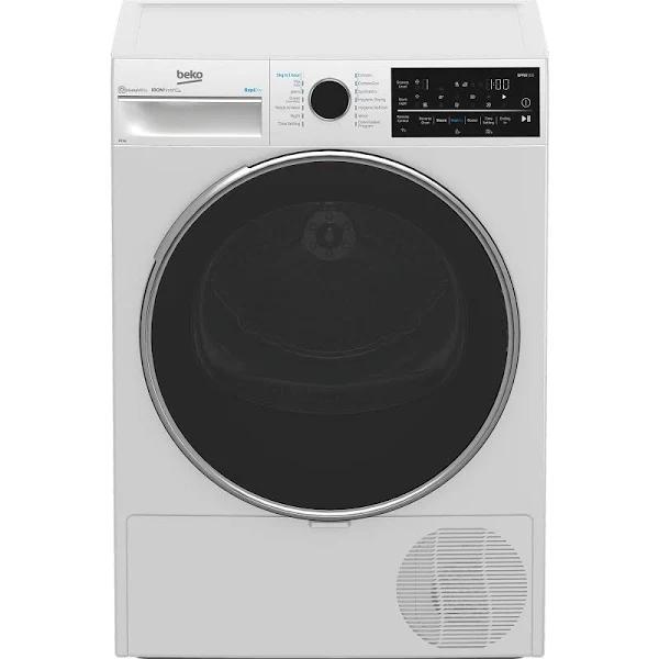 Beko BDPB104HW 10kg Hybrid Heat Pump Dryer with Steam