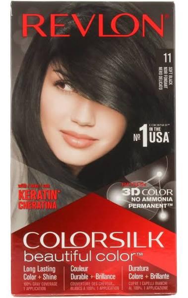 Revlon ColorSilk Hair Color 11 Soft Black