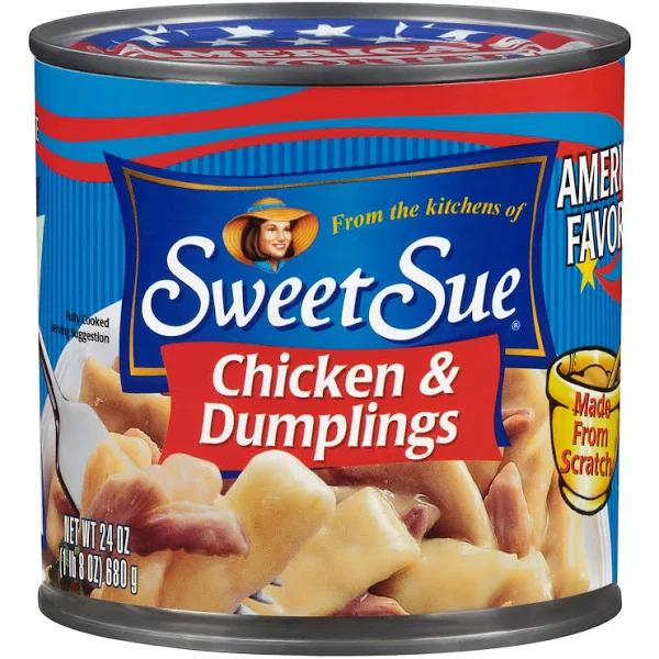 Sweet Sue Chicken & Dumplings, 24-Ounce Cans (Pack of 12)