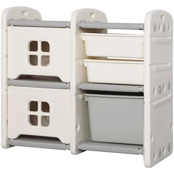 BoPeep Drawer Storage Cabinet Classified Toy Storage Rack Multi-layer 4 Cells