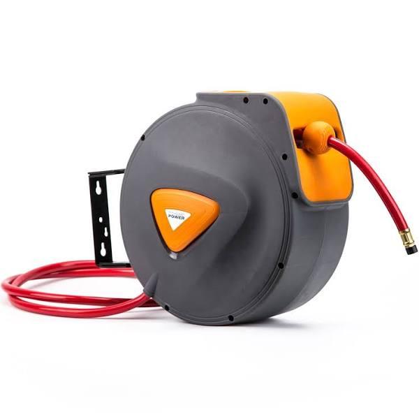 Dynamic Power Air Hose Retractable Reel Auto Rewind Wall Mounted - 20m