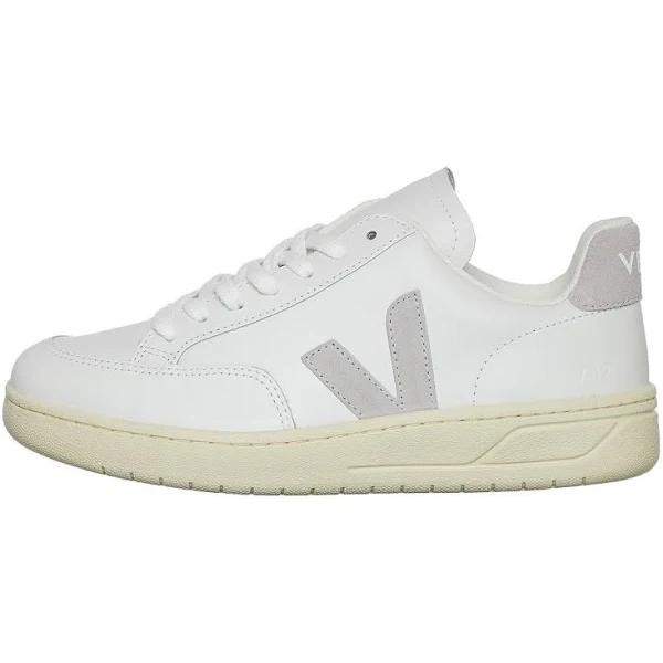 VEJA White V-12 Leather Sneakers